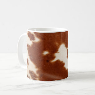 Brown White Cowhid Kaffeetasse