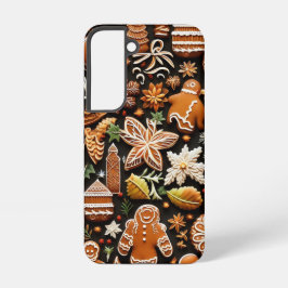 BROWN & WHITE URLAUB GINGERBREAD COOKIE ANGEBEN SAMSUNG GALAXY HÜLLE