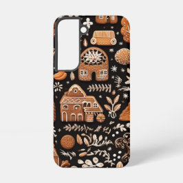 BROWN & WHITE URLAUB GINGERBREAD COOKIE ANGEBEN SAMSUNG GALAXY HÜLLE