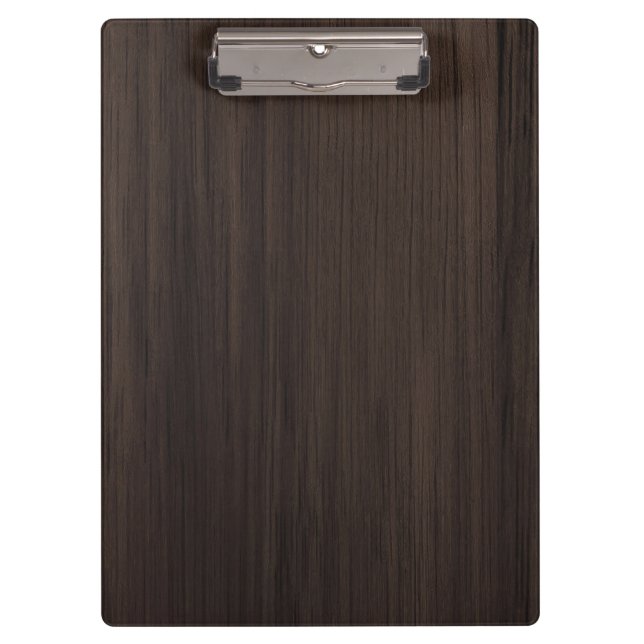 Brown Wood Klemmbrett (Vorderseite)