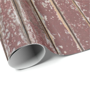 Brown Wood Wrapping Paper Geschenkpapier
