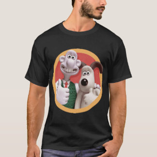 Brown Wool Trouser Man und sein Hund Cartoon T-Shirt