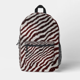 Brown Zebra Bedruckter Rucksack
