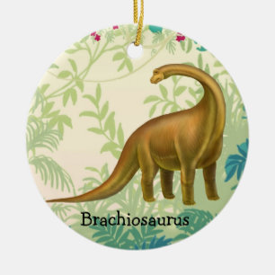 Brownbrachiosaurus-Dinosaurier-Verzierung Keramik Ornament