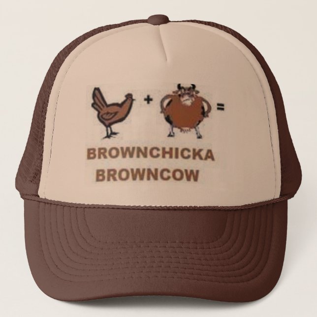 brownchicka browncow truckerkappe (Vorderseite)