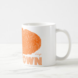 BROWNE LIEBE IN ORANGE TASSE