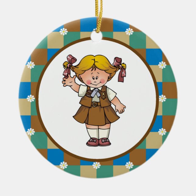 Brownie4 Keramikornament (Vorne)