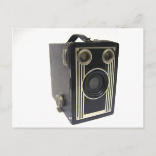 Brownie Antik-Kamera Postkarte