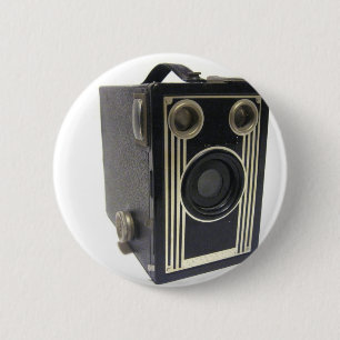 Brownie Antique Camera Button