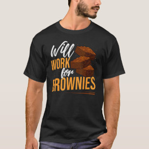 Brownie Cookie Rezept Bars Mix Keto T-Shirt