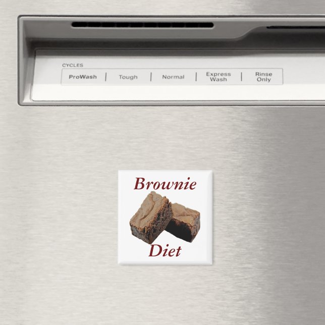 Brownie-Diät-Magnet Magnet (In Situ (Geschirrspüler))