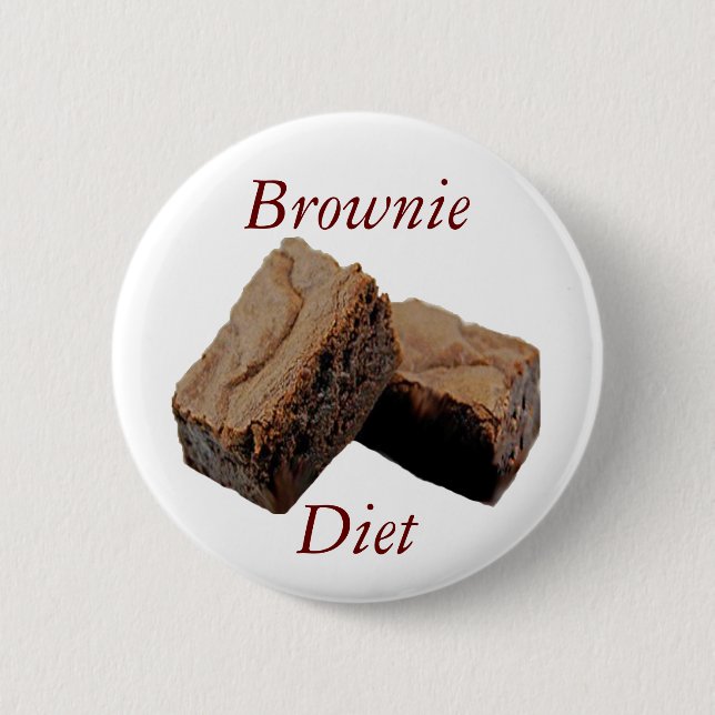 Brownie Diet Button (Vorderseite)