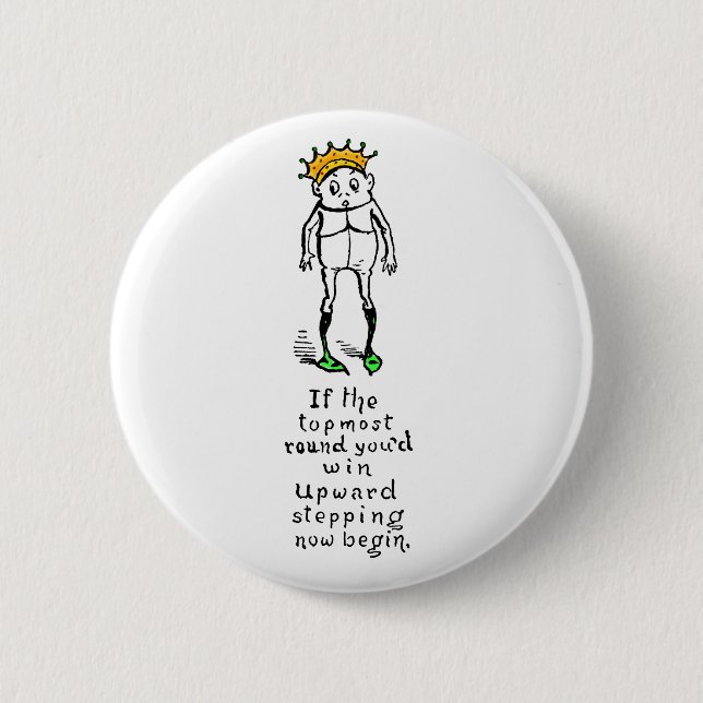 Brownie gewinnt Krone Button (Vorderseite)