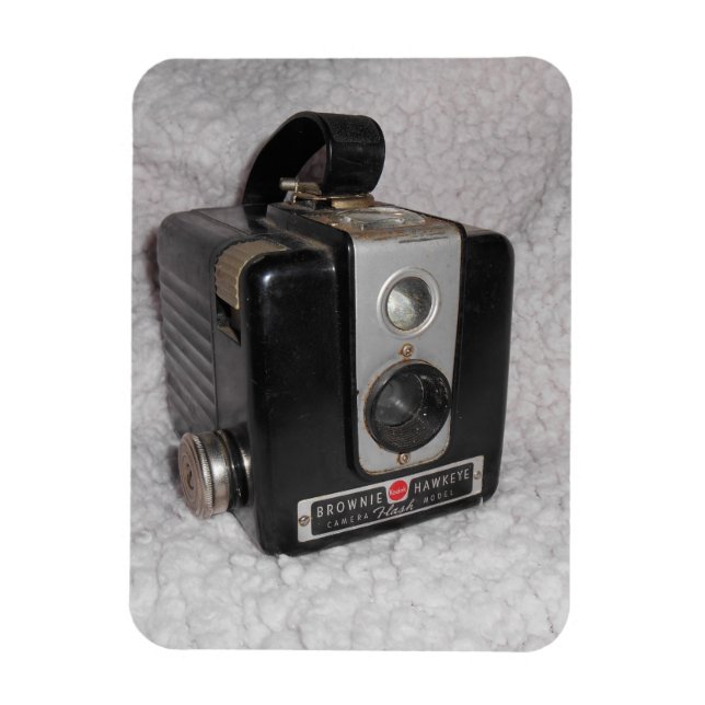Brownie Hawkeye Camera Foto Magnet (Vertikal)