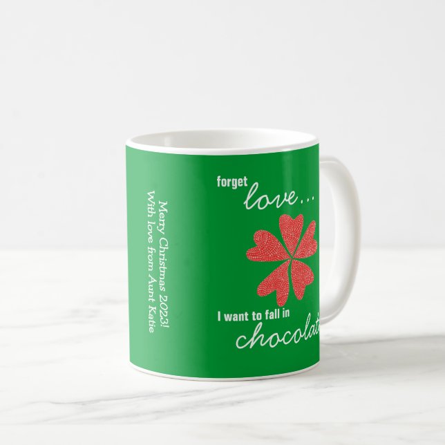 Brownie in einer Tasse Rezept personalisierte Mug (VorderseiteRechts)