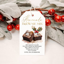 Brownie-Mix-Weihnachts-Feiertags-Leckerei Geschenkanhänger