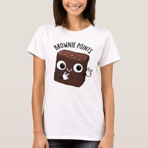 Brownie-Punkte Lustiger Snack-Wortwitz  T-Shirt