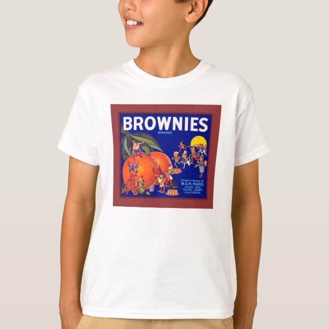 Brownies Brand California Orange T-Shirt (Vorderseite)