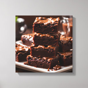 Brownies Leinwanddruck