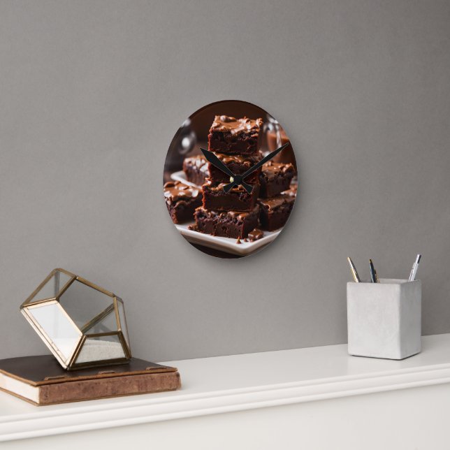 Brownies Runde Wanduhr (Büro)