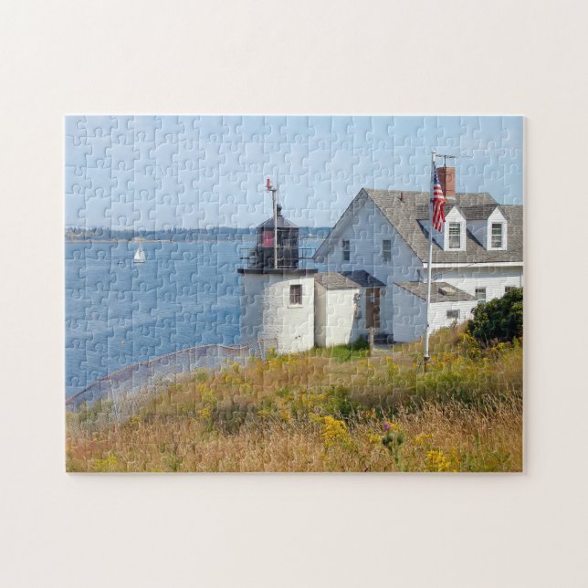 Browns Head Lighthouse, Maine Jigsaw Puzzle (Horizontal)