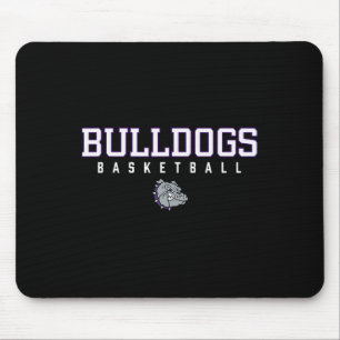 Brownsburg Bulldogs Logo Sketll Hs Mousepad