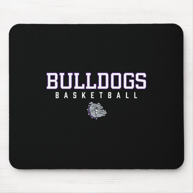 Brownsburg Bulldogs Logo Sketll Hs  Mousepad (Vorne)