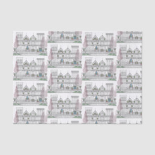 Brownstone City Christmas Tissue Paper Seidenpapier