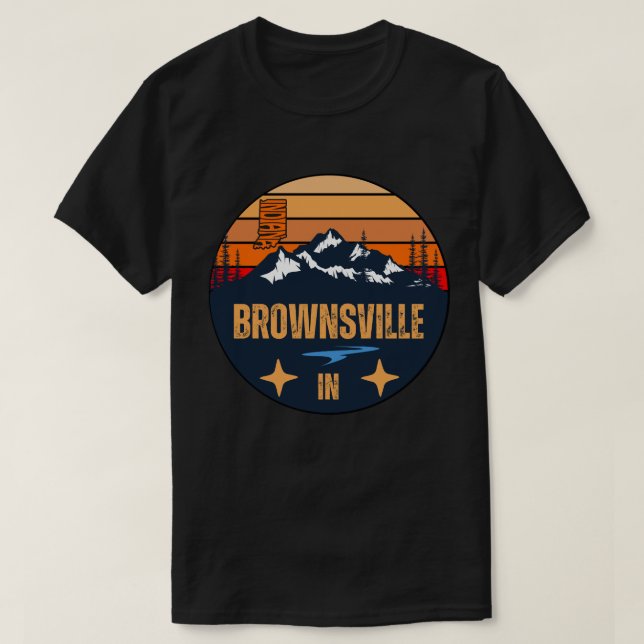 Brownsville, Indiana T-Shirt (Design vorne)