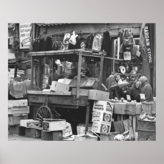 Brownsville Market, Brooklyn: 1962 Poster