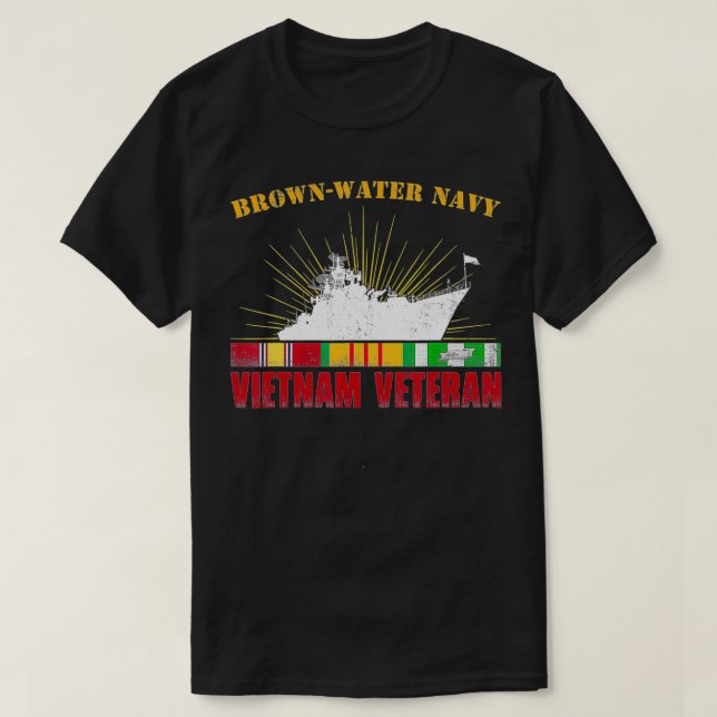BrownWater Navy Vietnam Veteran T-Shirt (Design vorne)