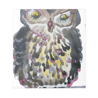 Browny Woot Owl Notizblock