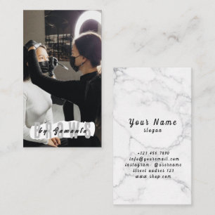 Brows Aftercare PMU Microblading Henna Salon Busin Visitenkarte