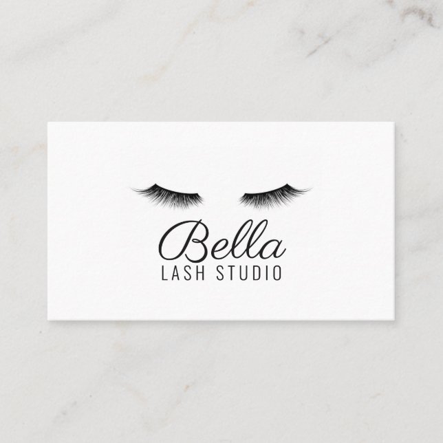 Brows & Lashes Microblading, Eyelash Extensions Visitenkarte (Vorderseite)
