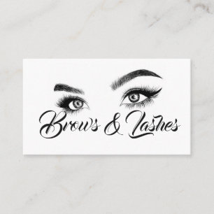 Brows & Lashes Microblading, Eyelash Extensions Visitenkarte