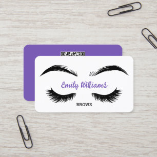 Brows Microblading Lashes Visitenkarte