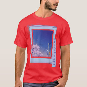 Browser Sakura Niedlich Anime Vaporwave Japanische T-Shirt