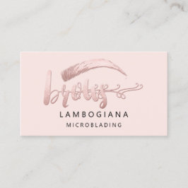 Browsers Logo Microblade Social Media Pink Rose Visitenkarte