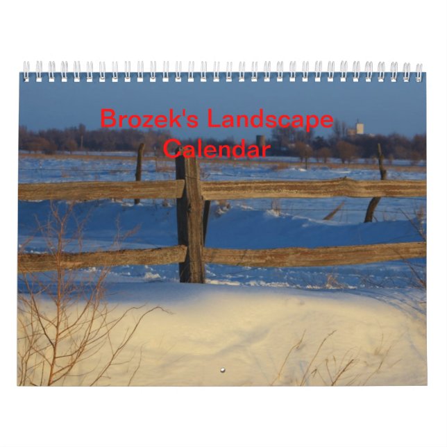 BROZEK STOCK FOTOGRAFIE LANDSCAPE CALENDAR KALENDER (Titelbild)