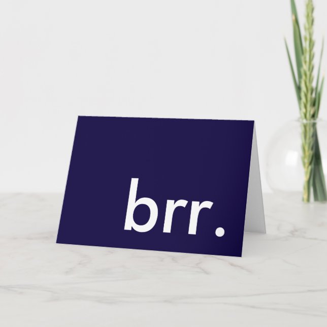 brr. es ist ein Party im Winter! Einladung (Vorderseite)