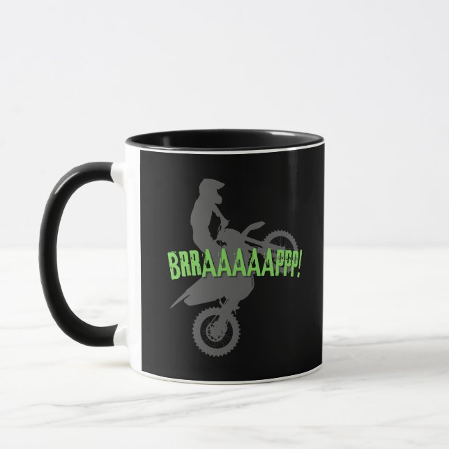 BRRAAAAPP - Motocross Tasse (Links)