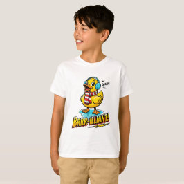 Brrr-illiant Winter-Ente mit Schal Weihnachtsgesch T-Shirt