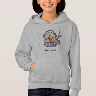 Brrrr! Whimsical Snowman Sweatshirt