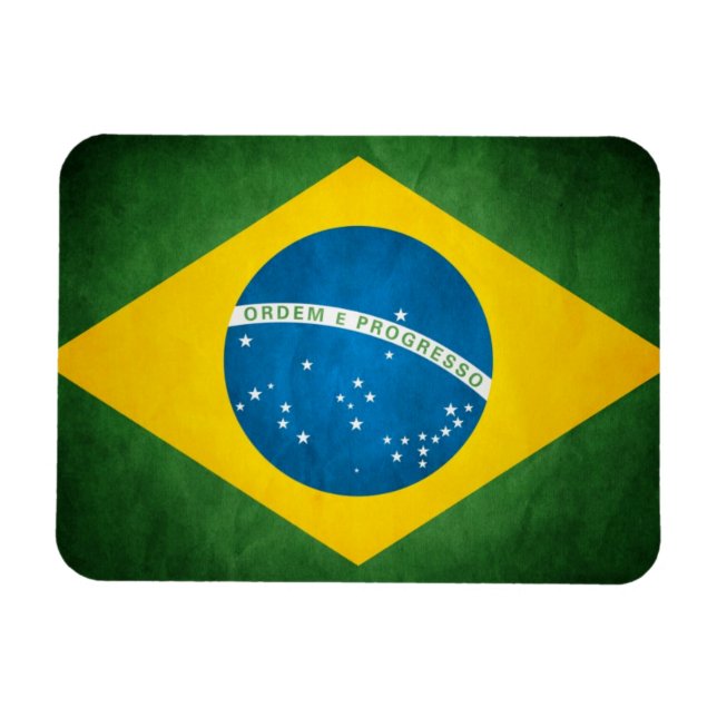 Brsil Flag Magnet (Horizontal)