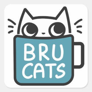 Bru Cats Stickers