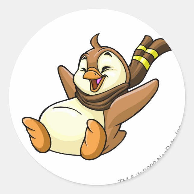 Bruce Brown Runder Aufkleber (Vorderseite)