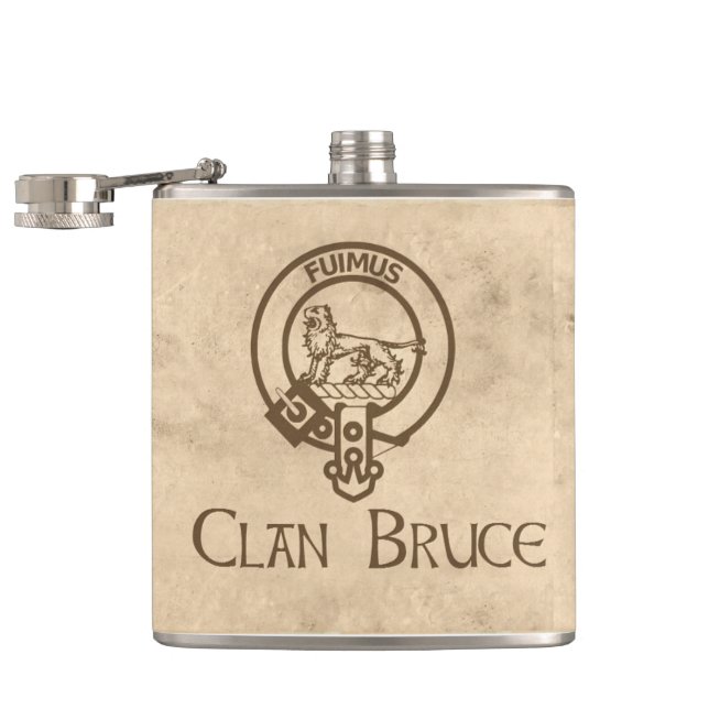 Bruce Crest Vintage Flachmann (Geöffnet)