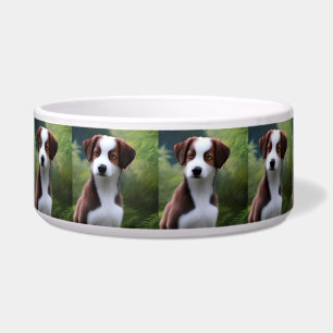 Bruce der Border Collie Welpe, Keramik-Haustier-Sc Napf