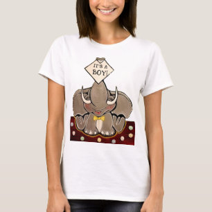 Bruce, der Elefant "Das ist ein Junge!" T-Shirt
