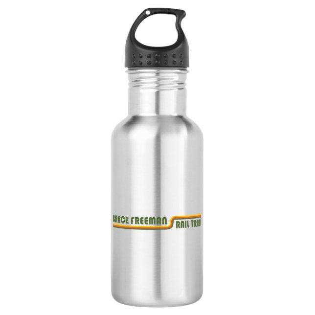 Bruce Freeman Rail Trail Edelstahlflasche (Vorderseite)